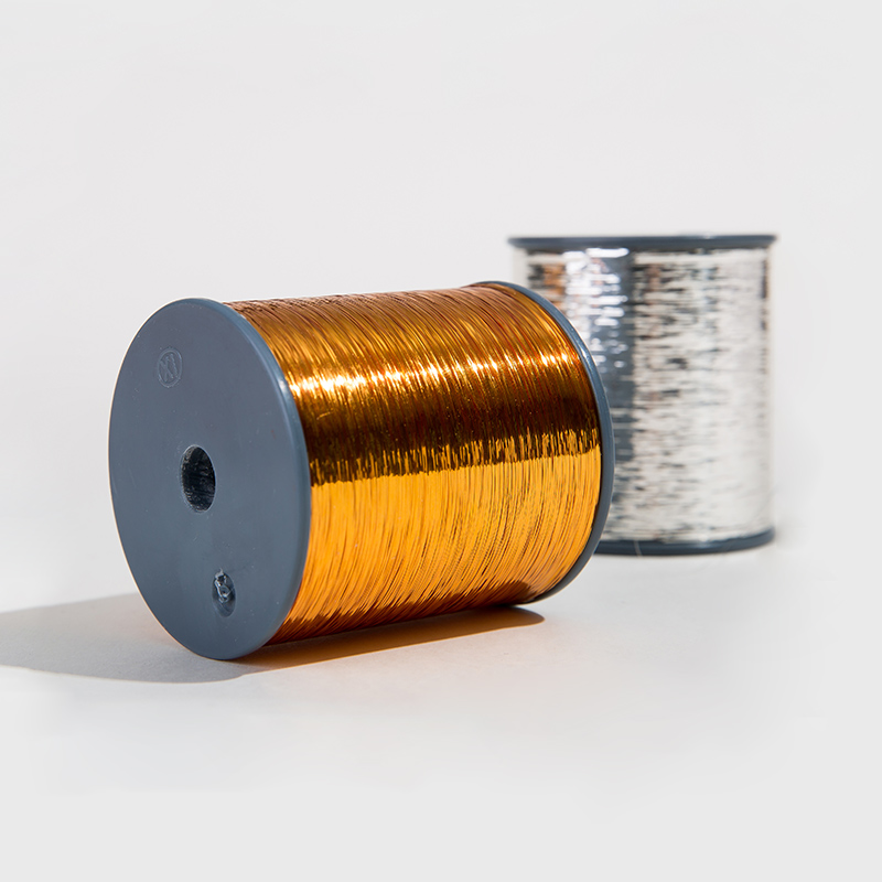M-Typ Flachmetallgarn aus reinem Silber mit zweilagiger Laminierung